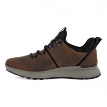 ECCO Wanderschuhe Exostride Low (YAK-Leder) braun Herren